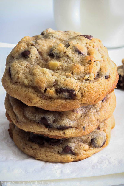 Bootlegger's Bliss Sea Salt Chocolate Chip Cookies (with Walnuts)